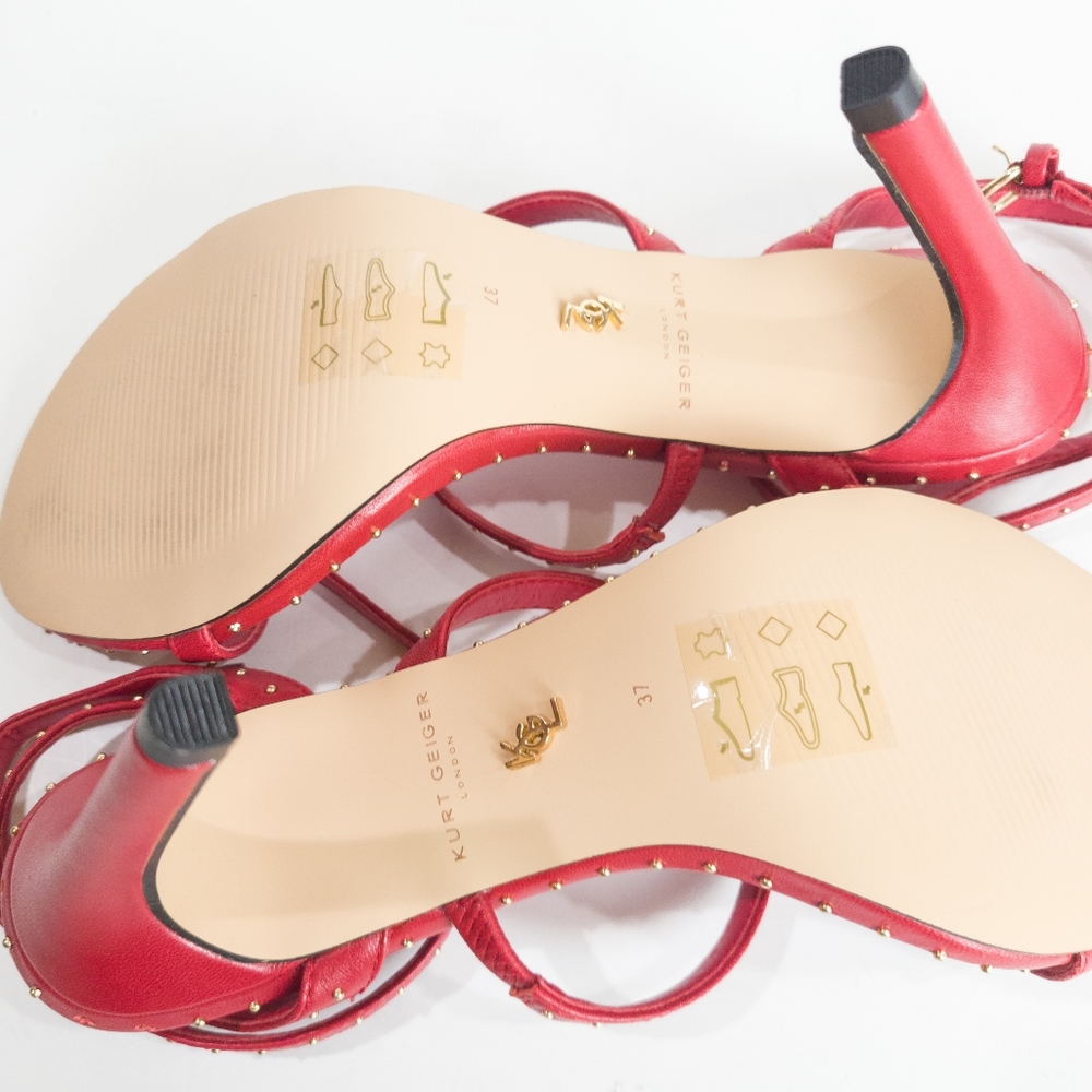 Kurt Geiger Portia Studded High-heel Sandals -7 - Picture 9 of 10
